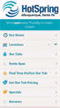 Mobile Screenshot of hotspringspasnm.com